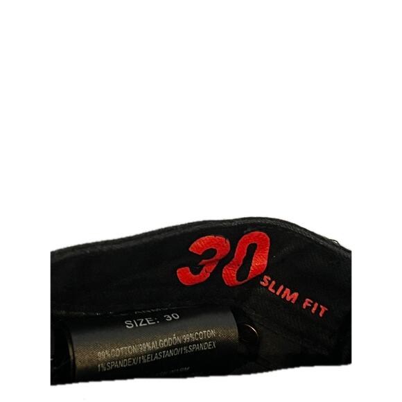 ANOM Selvedge Weaving Slim Black Jeans Men's 30x30 - Picture 7 of 7